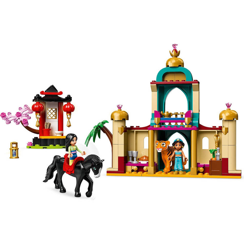 LEGO Disney Princess Jasmine and Mulan’s Adventure 176 Piece Building Set (43208)