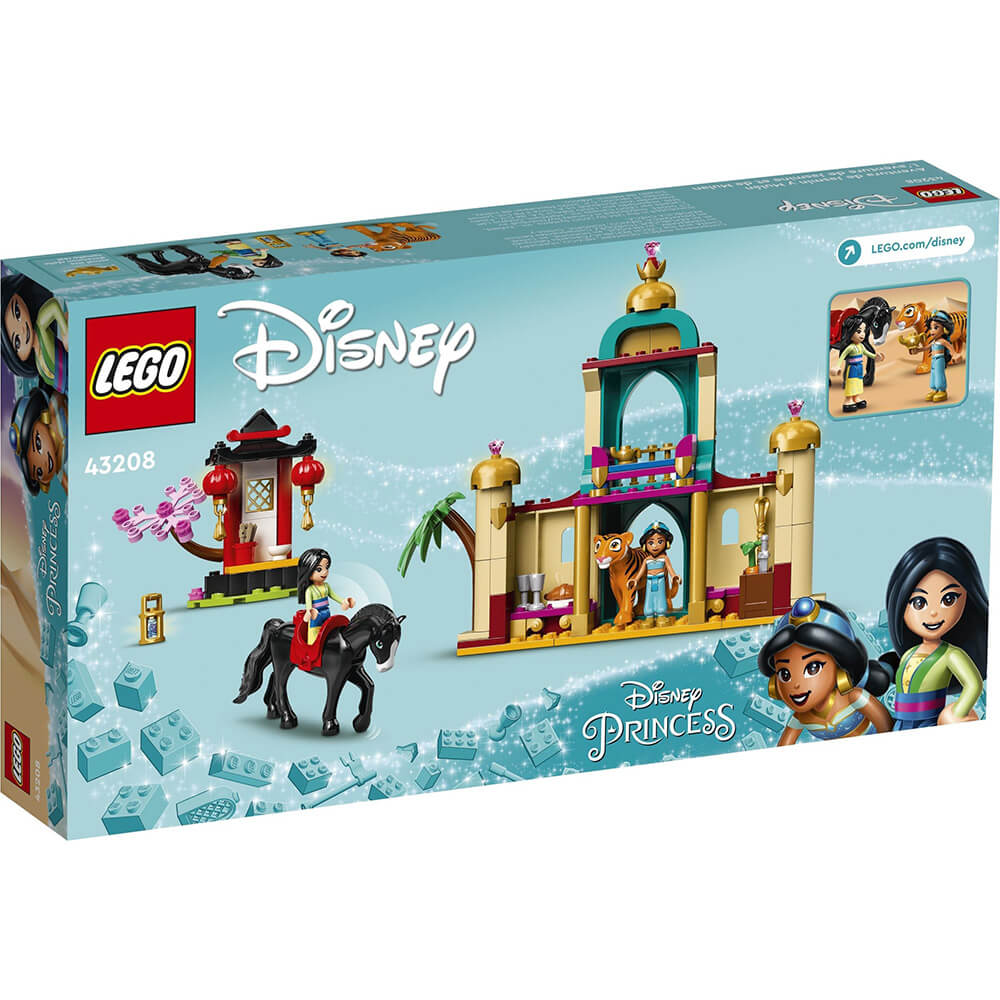 LEGO Disney Princess Jasmine and Mulan’s Adventure 176 Piece Building Set (43208)