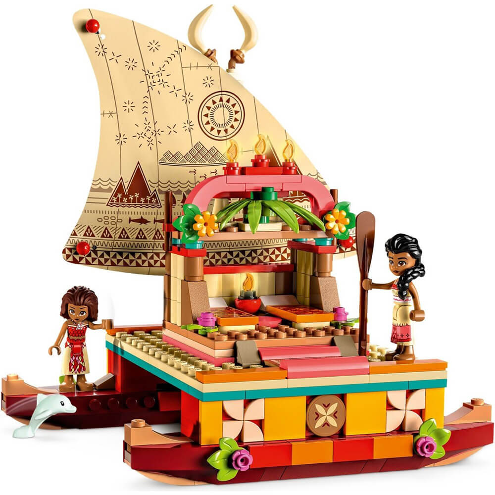 LEGO® Disney Princess Moana's Wayfinding Boat 321 Piece Building Kit (43210)