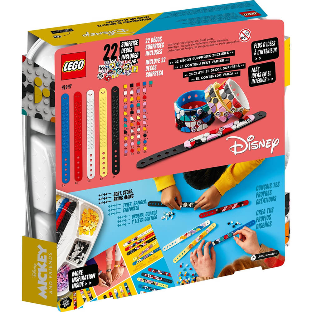 LEGO® DOTS Disney Mickey & Friends Bracelets Mega Pack 41947 DIY Kit (349 Pieces)