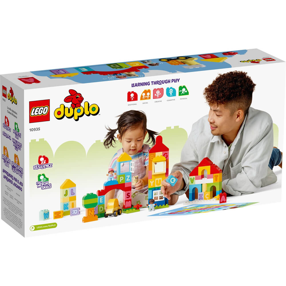 LEGO® DUPLO® Classic Alphabet Town 87 Piece Building Kit (10935)