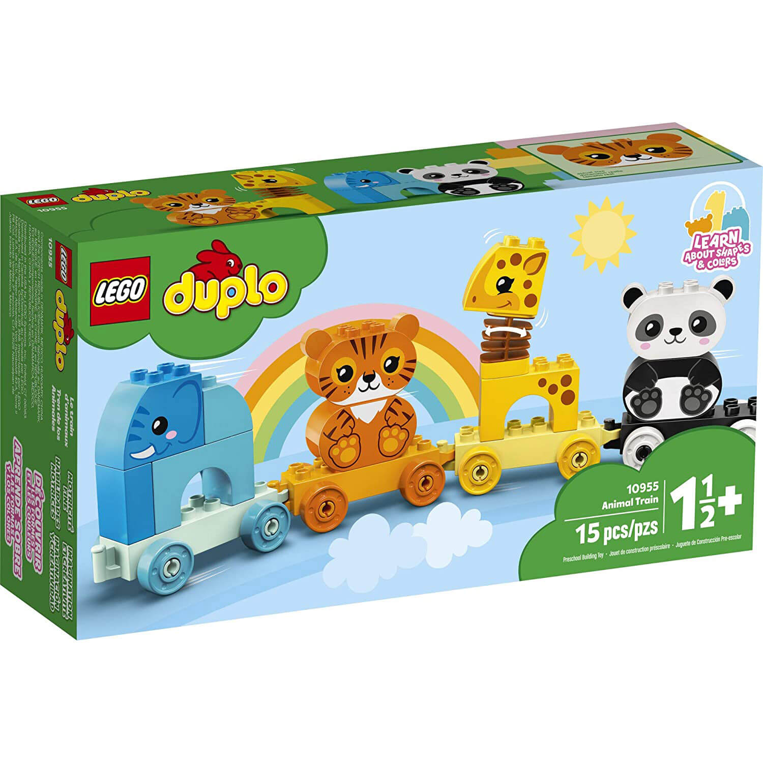 LEGO DUPLO My First Animal Train 15 Piece Building Set (10955)