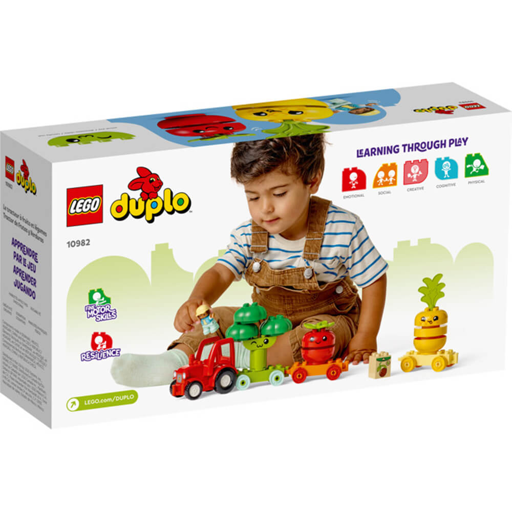 LEGO® DUPLO My First Fruit and Vegetable Tractor 19 Piece Building Set (10982)