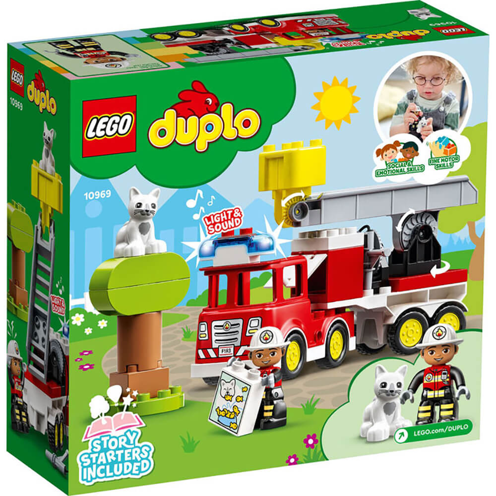 LEGO DUPLO Town Fire Truck 21 Piece Building Set (10969)