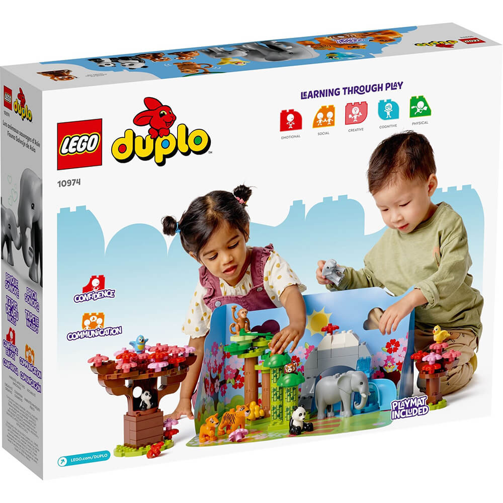 LEGO® DUPLO® Wild Animals of Asia 10974 Building Toy (117 Pieces)