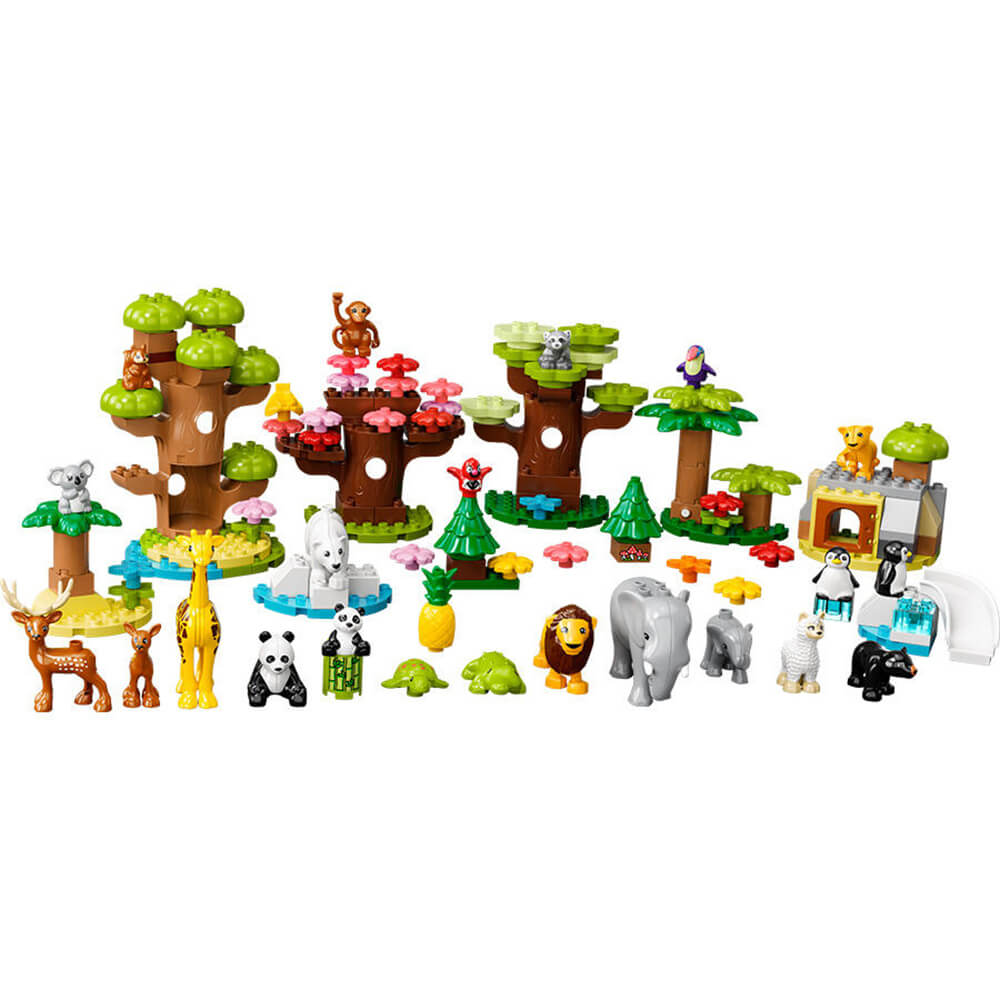 LEGO® DUPLO® Wild Animals of the World 142 Piece Building Set (10975)