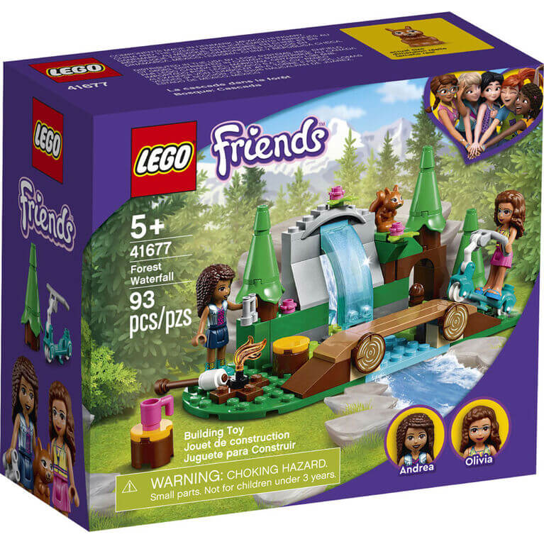 LEGO Friends Forest Waterfall 93 Piece Building Set (41677)