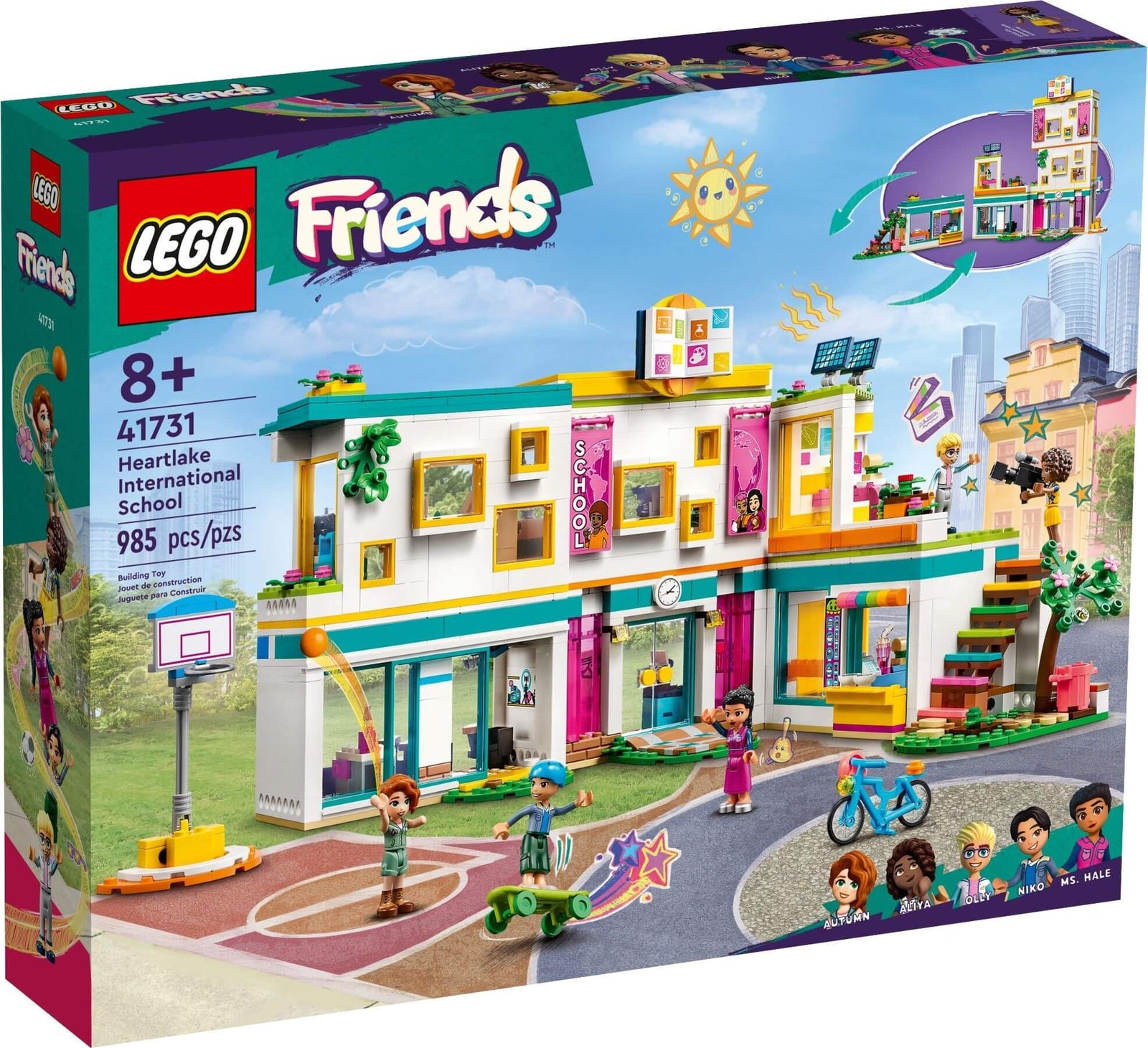 LEGO® Friends Heartlake International School 985 Piece Building Kit (41731)