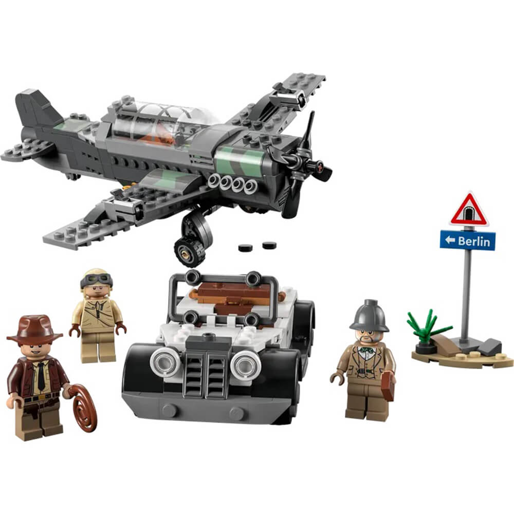 LEGO® Indiana Jones™ Fighter Plane Chase 387 Piece Building Set (77012)