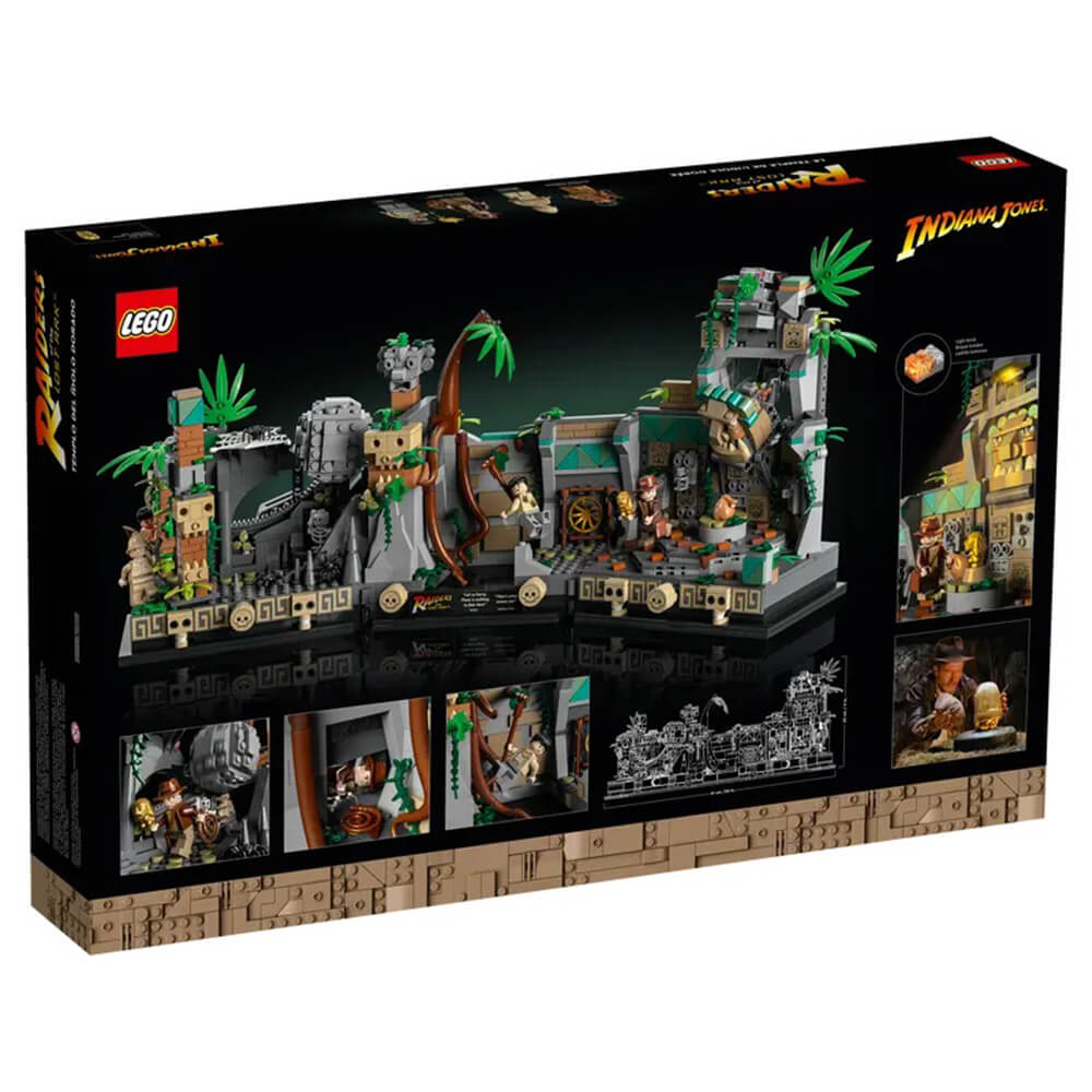 LEGO® Indiana Jones™ Temple of the Golden Idol 1,545 Piece Building Kit (77015)