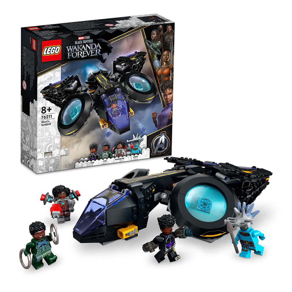 LEGO® Marvel Shuri's Sunbird 355 Piece Building Kit (76211)