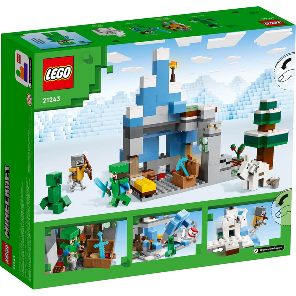 LEGO® Minecraft® The Frozen Peaks 304 Piece Building Kit (21243)