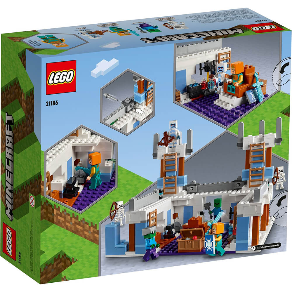 LEGO® Minecraft® The Ice Castle 21186 Building Kit (499 Pieces)