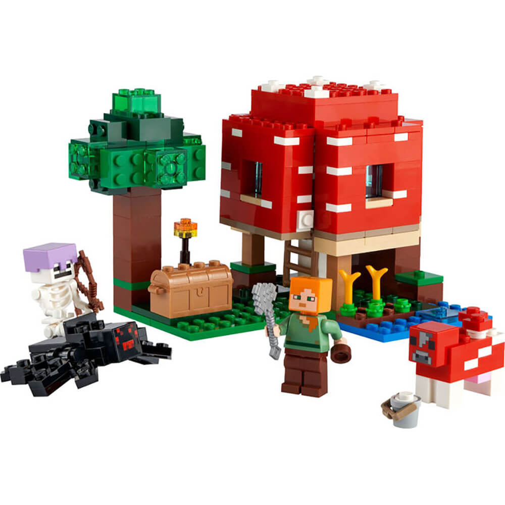 LEGO Minecraft The Mushroom house 272 Piece Building Set (21179)