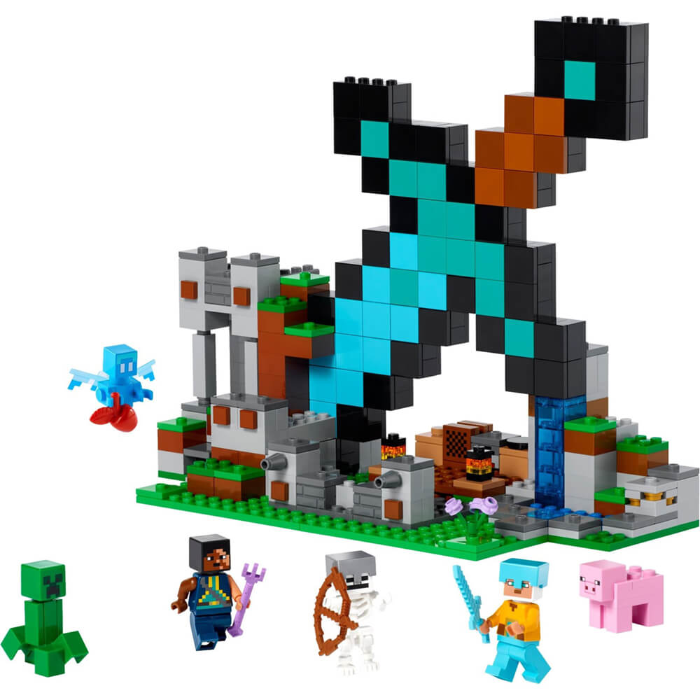 LEGO® Minecraft® The Sword Outpost 427 Piece Building Kit (21244)