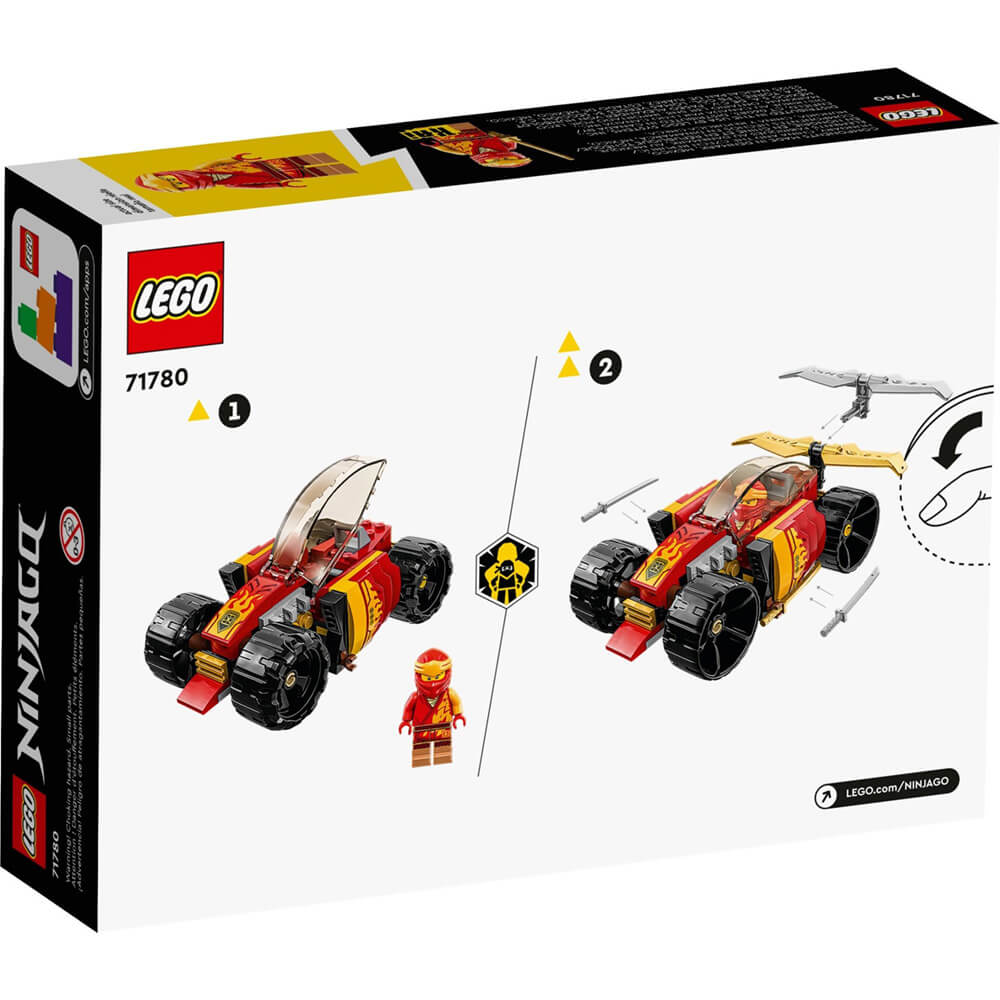 LEGO® Ninjago® Kai’s Ninja Race Car EVO 94 Piece Building Kit (71780)