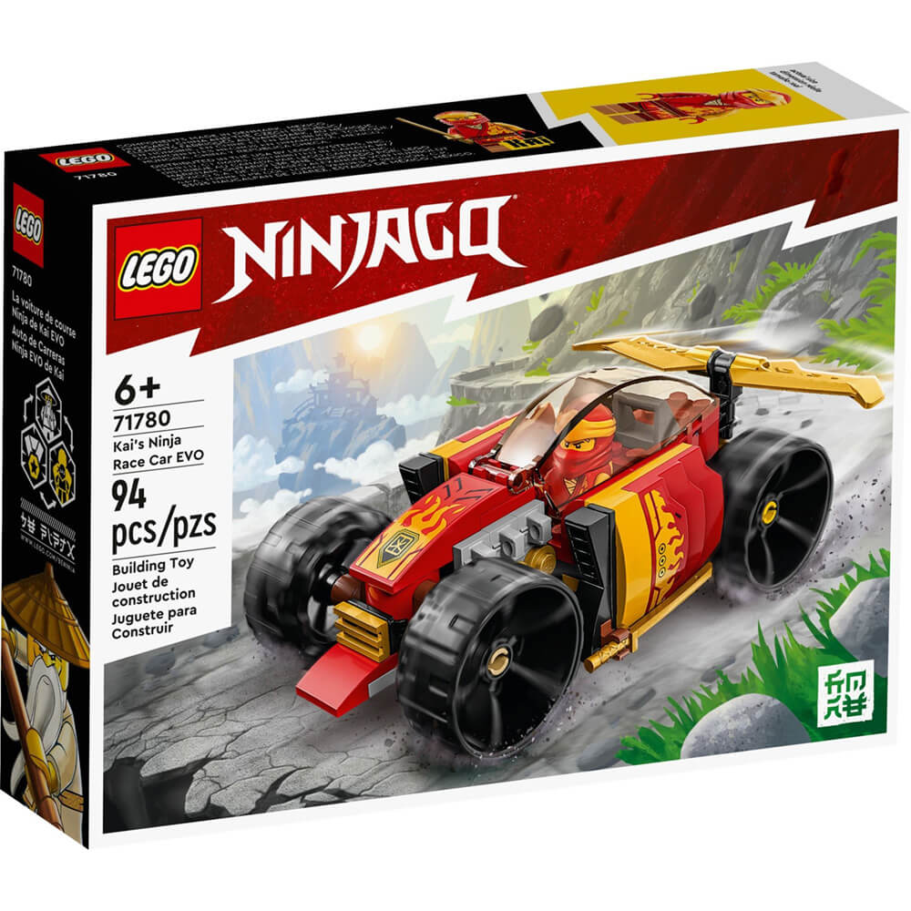 LEGO® Ninjago® Kai’s Ninja Race Car EVO 94 Piece Building Kit (71780)