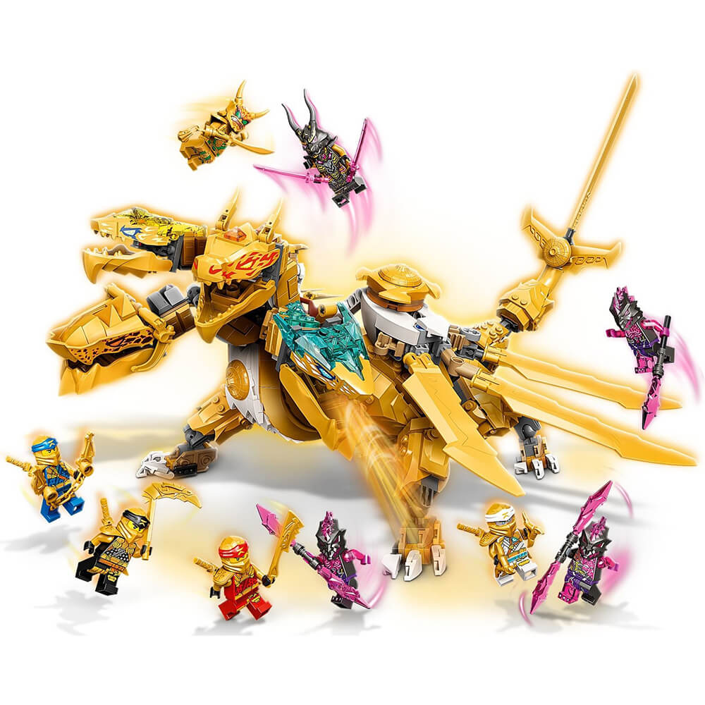 LEGO® NINJAGO® Lloyd’s Golden Ultra Dragon 71774 Building Kit (989 Pieces)