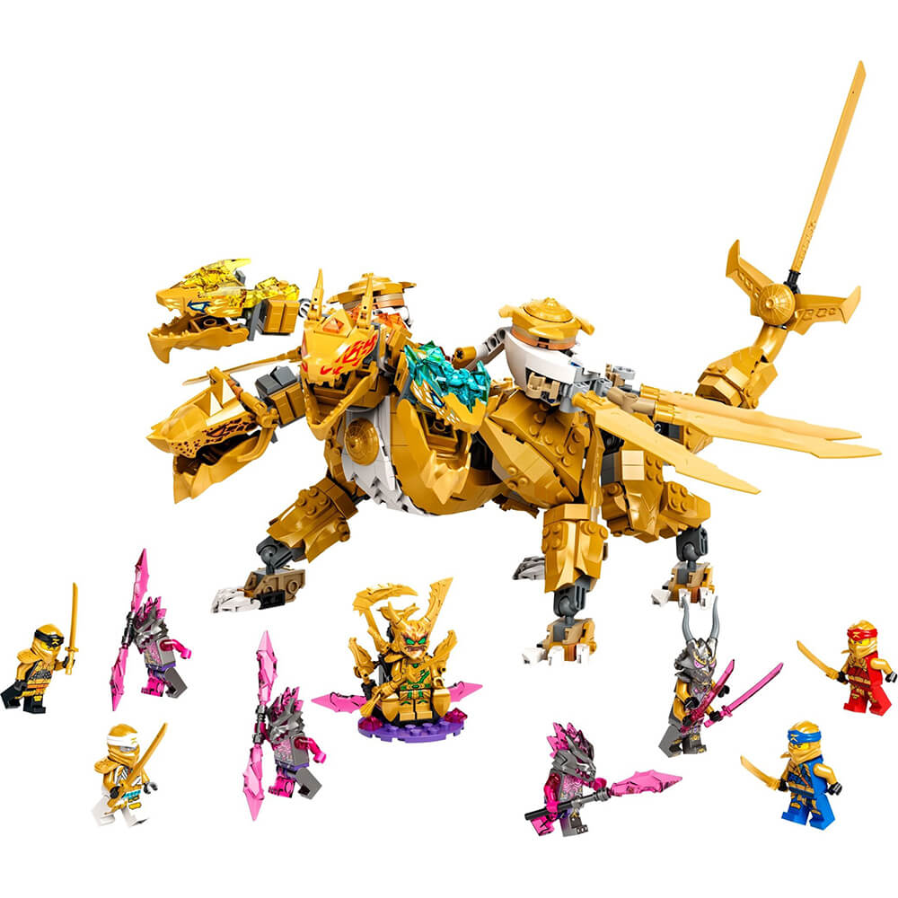 LEGO® NINJAGO® Lloyd’s Golden Ultra Dragon 71774 Building Kit (989 Pieces)