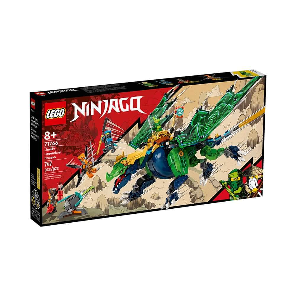 LEGO Ninjago Lloyd’s Legendary Dragon 747 Piece Building Set (71766)