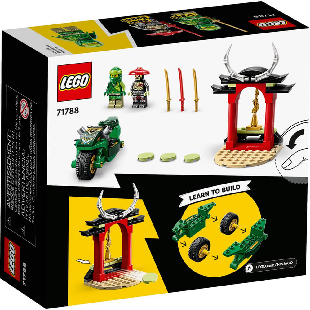 LEGO® Ninjago® Lloyd’s Ninja Street Bike 64 Piece Building Kit (71788)