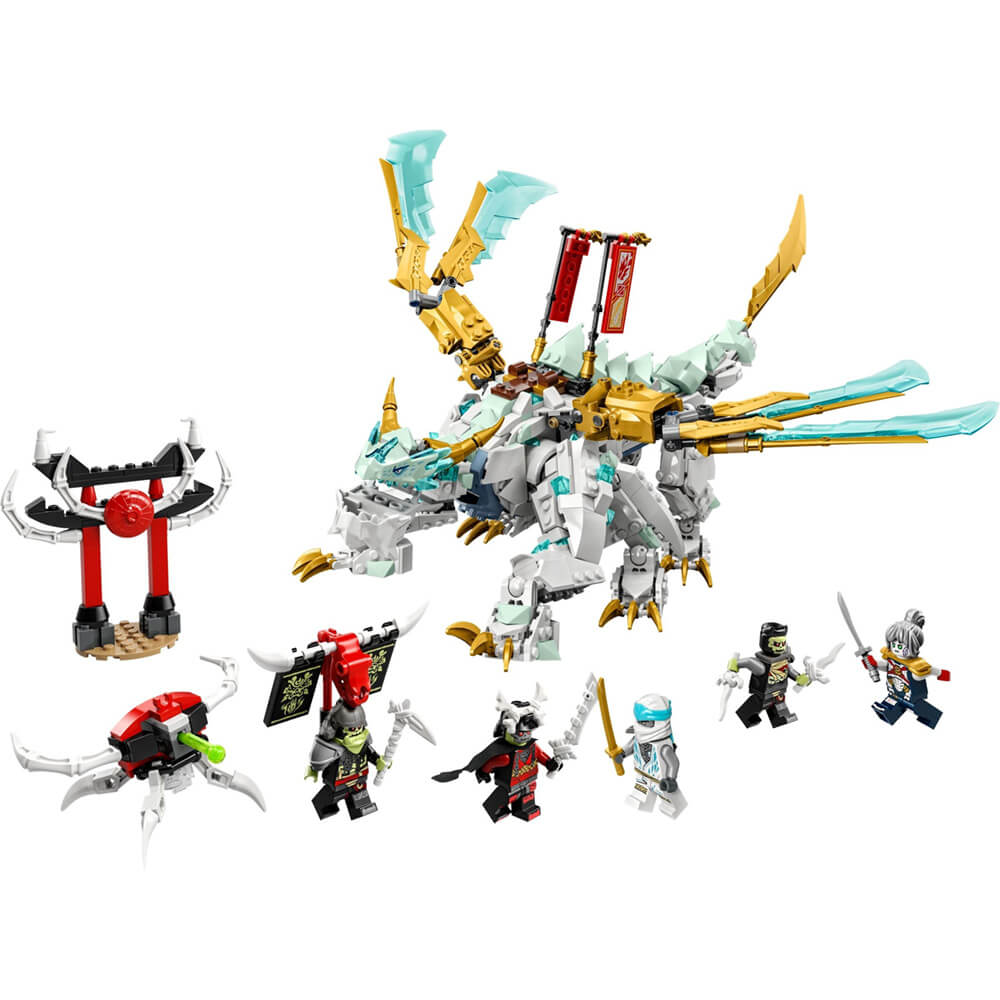 LEGO® Ninjago® Zane’s Ice Dragon Creature 973 Piece Building Kit (71786)