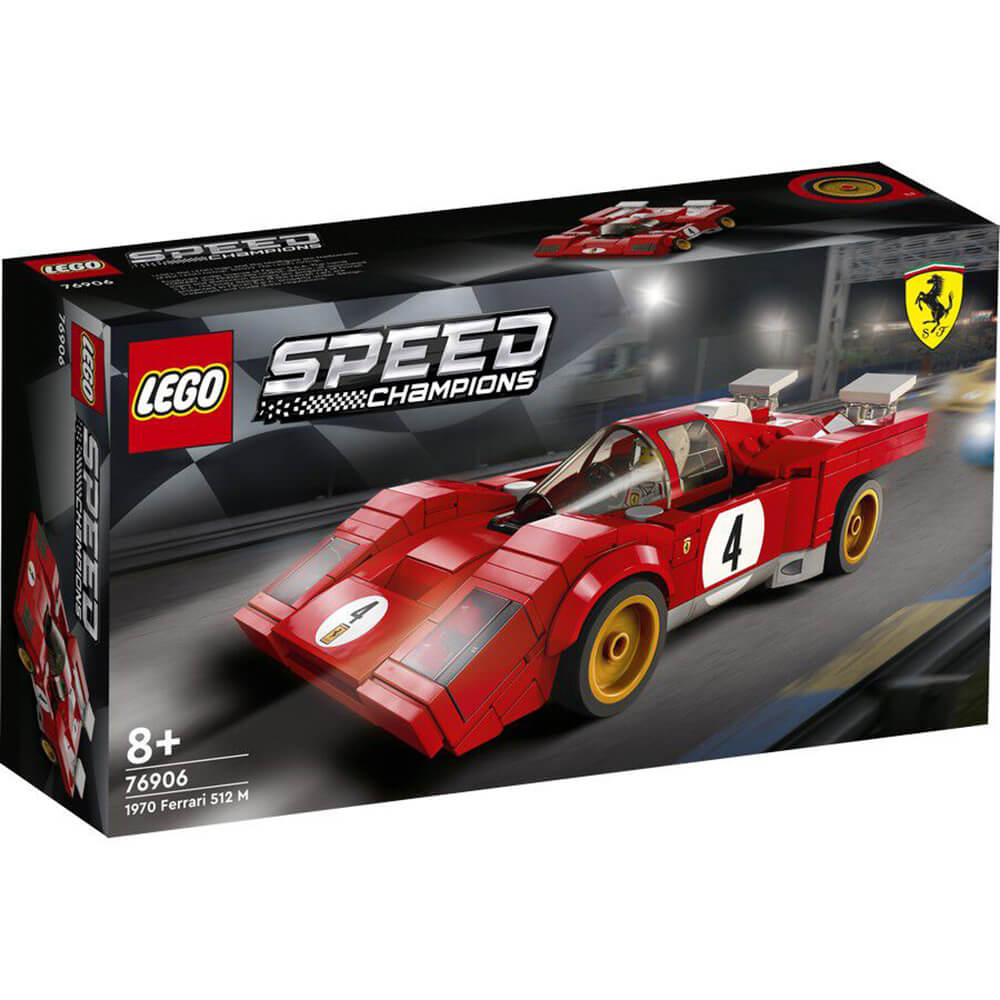 LEGO Speed Champions 1970 Ferrari 512 M 291 Piece Building Set (76906)