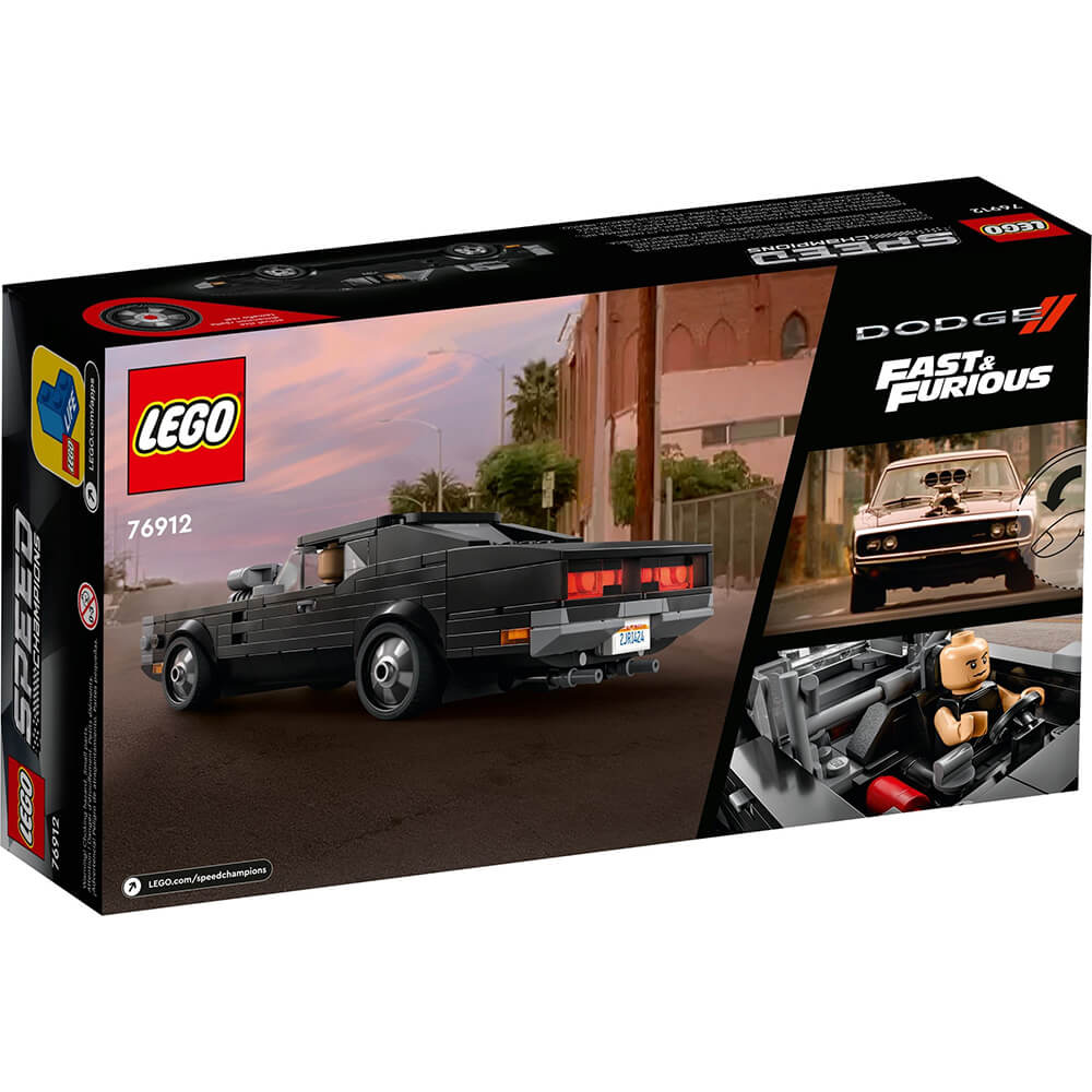 LEGO® Speed Champions Fast & Furious 1970 Dodge Charger R/T 76912 Model (345 Pieces)