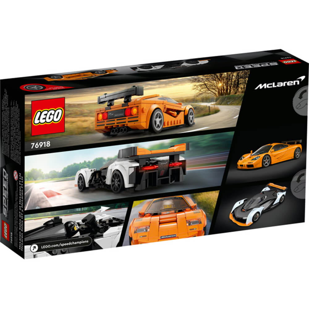 LEGO® Speed Champions McLaren Solus GT & McLaren F1 LM 581 Piece Building Set (76918)