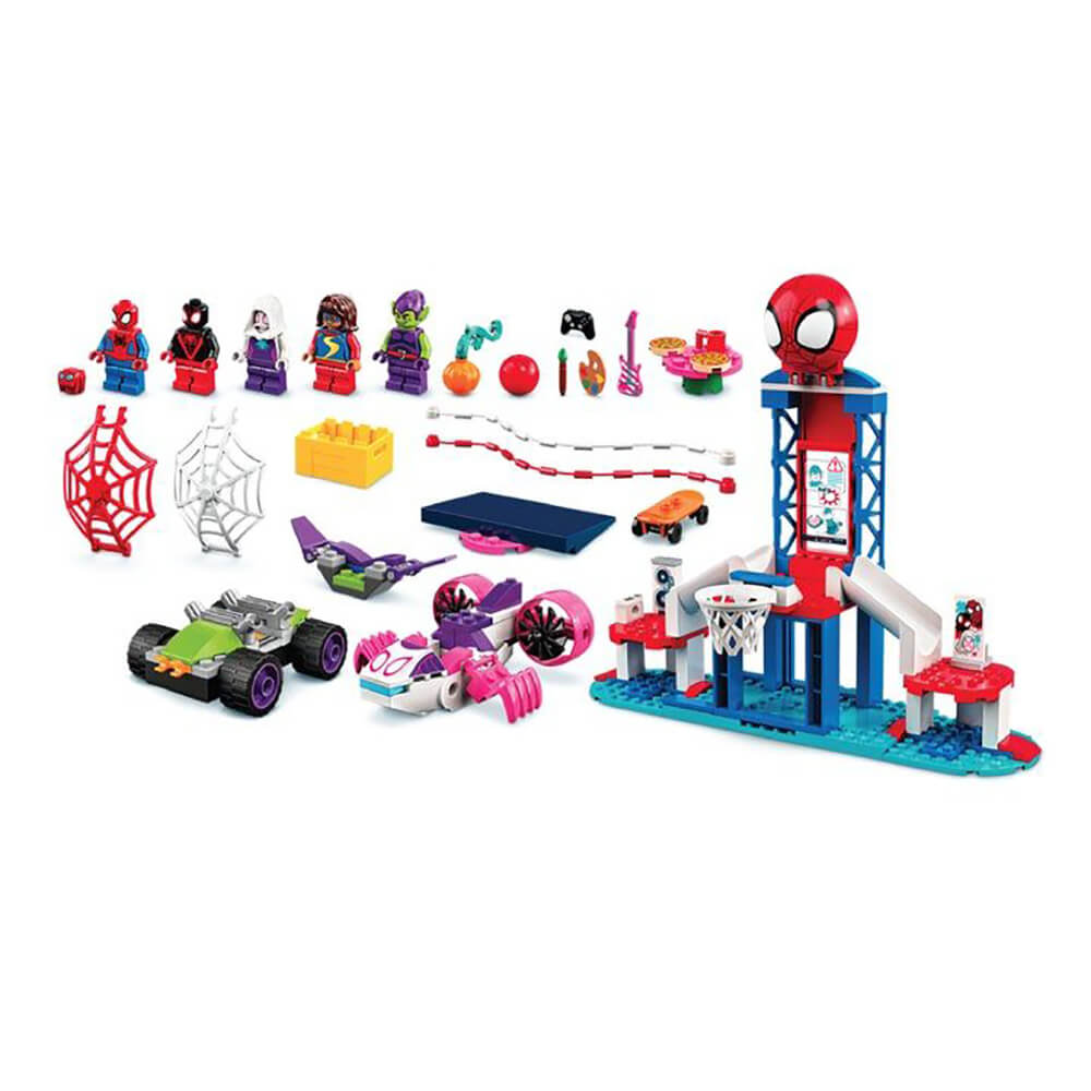 LEGO Spidey Amazing Friends Spider-Man Webquarters Hangout 155 Piece Building Set (10784)