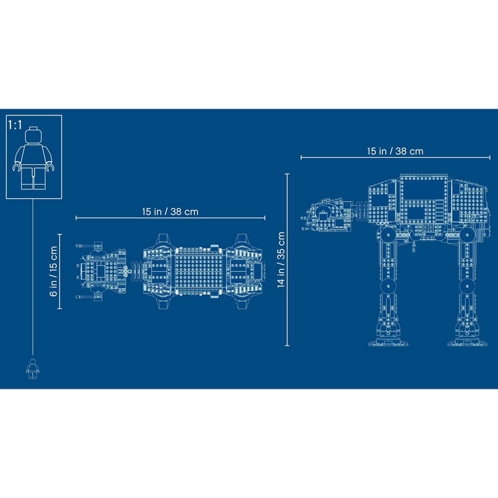 LEGO Star Wars AT-AT 1267 Piece Building Kit (75288)