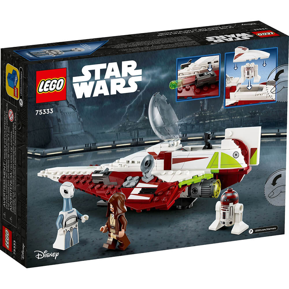 LEGO® Star Wars™ Obi-Wan Kenobi’s Jedi Starfighter™ 75333 Building Kit (282 Pieces)