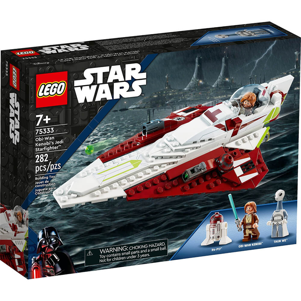 LEGO® Star Wars™ Obi-Wan Kenobi’s Jedi Starfighter™ 75333 Building Kit (282 Pieces)