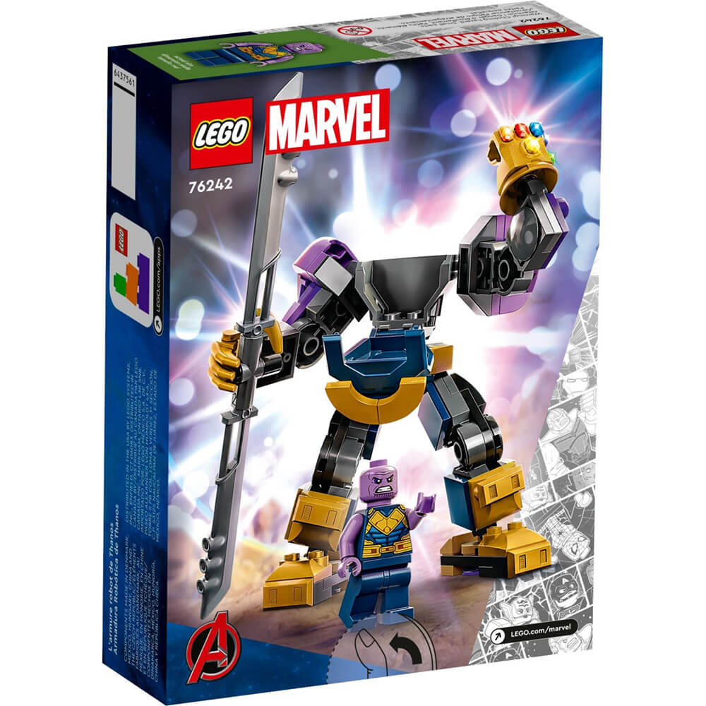 LEGO® Super Heroes Marvel Thanos Mech Armor 113 Piece Building Kit (76242)