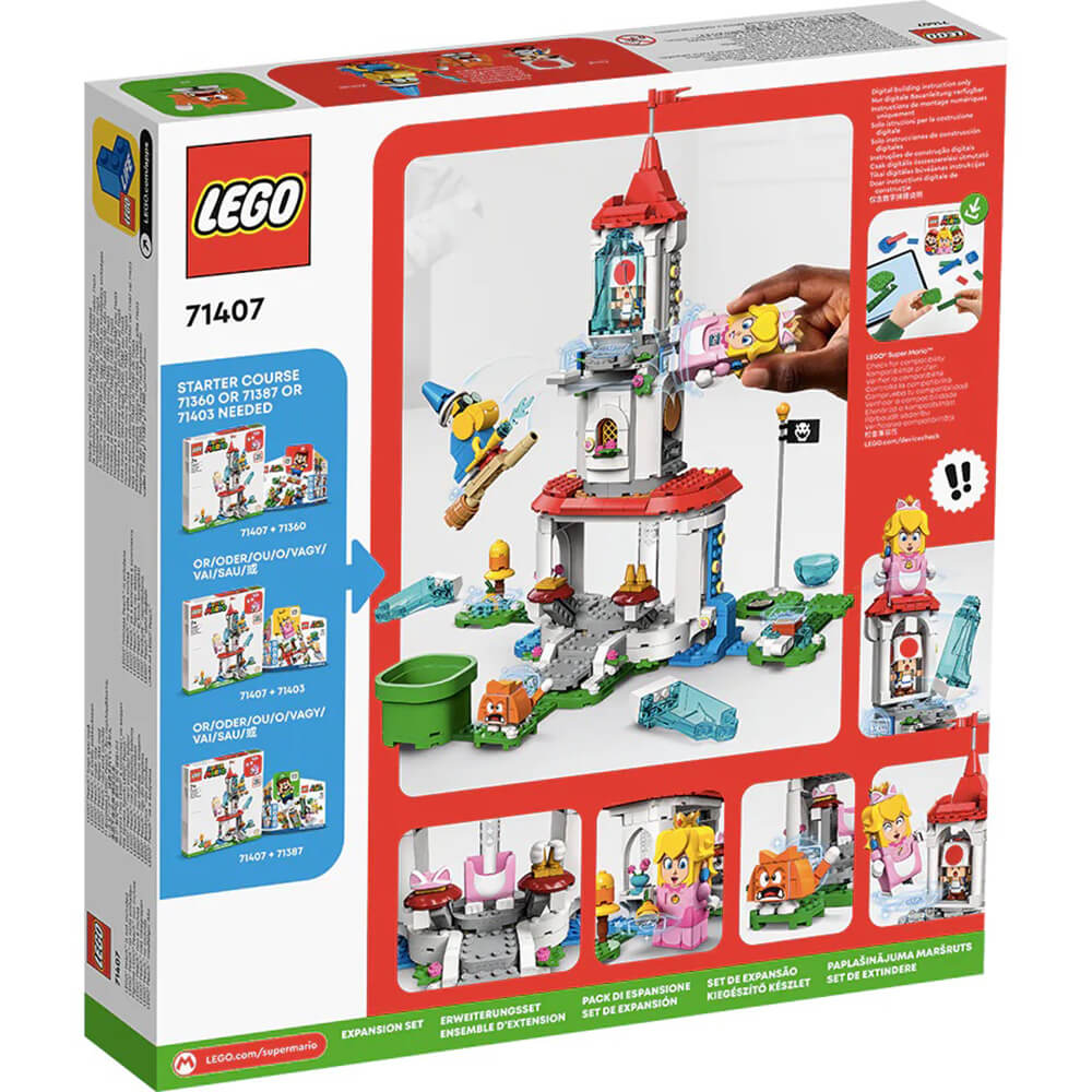 LEGO® Super Mario™ Cat Peach Suit and Frozen Tower Expansion Set 71407 (494 Pieces)