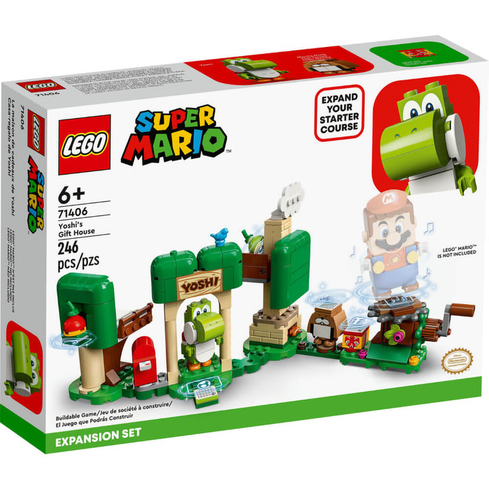 LEGO® Super Mario™ Yoshi’s Gift House Expansion Set 71406 Building Kit (246 Pieces)