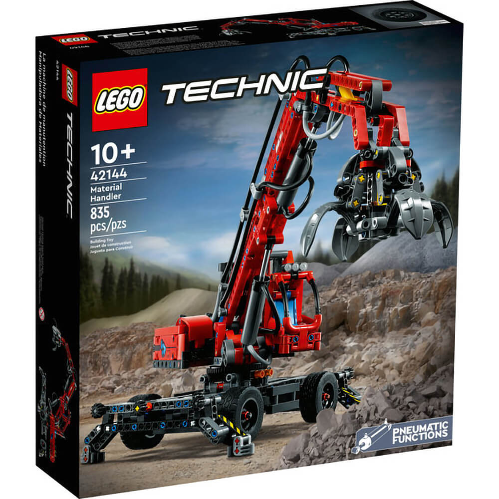 LEGO® Technic™ Material Handler 42144 Crane Model Building Kit (835 Pieces)