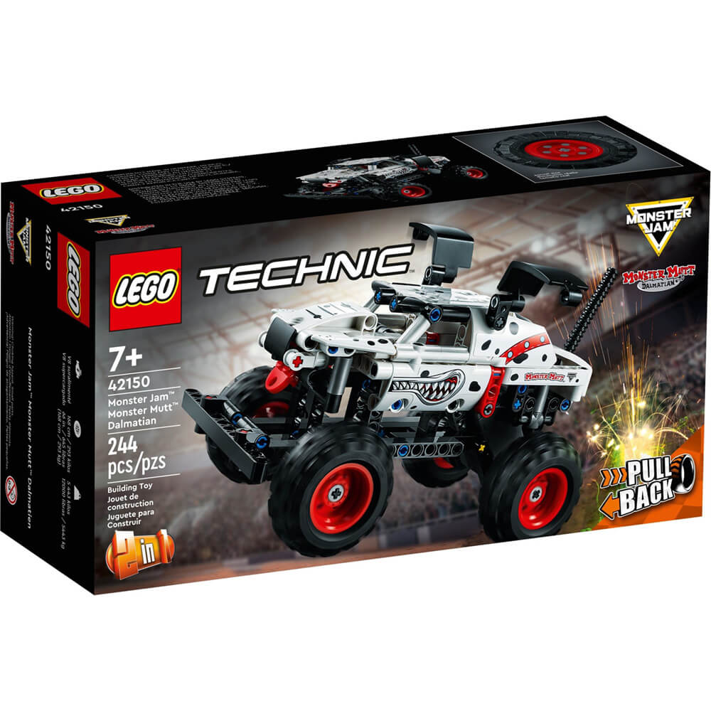 LEGO® Technic™ Monster Jam™ Monster Mutt™ Dalmatian 244 Piece Building Kit (42150)