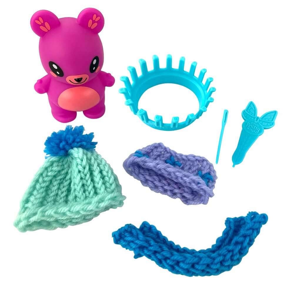 Little Knitty Bittys Bear Knitting Play Kit