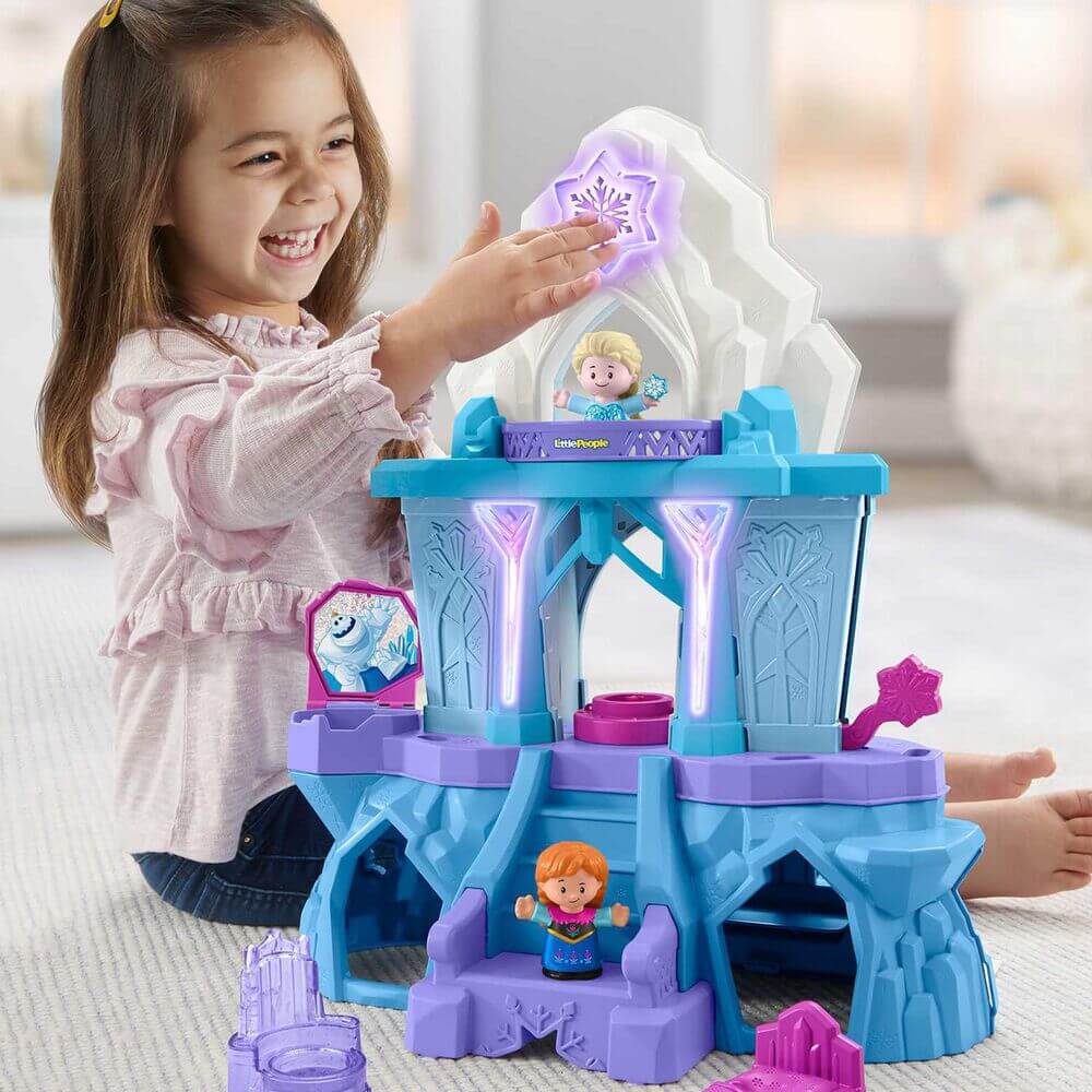 Little People Disney Frozen Elsa's Enchanted Lights Palace Playset