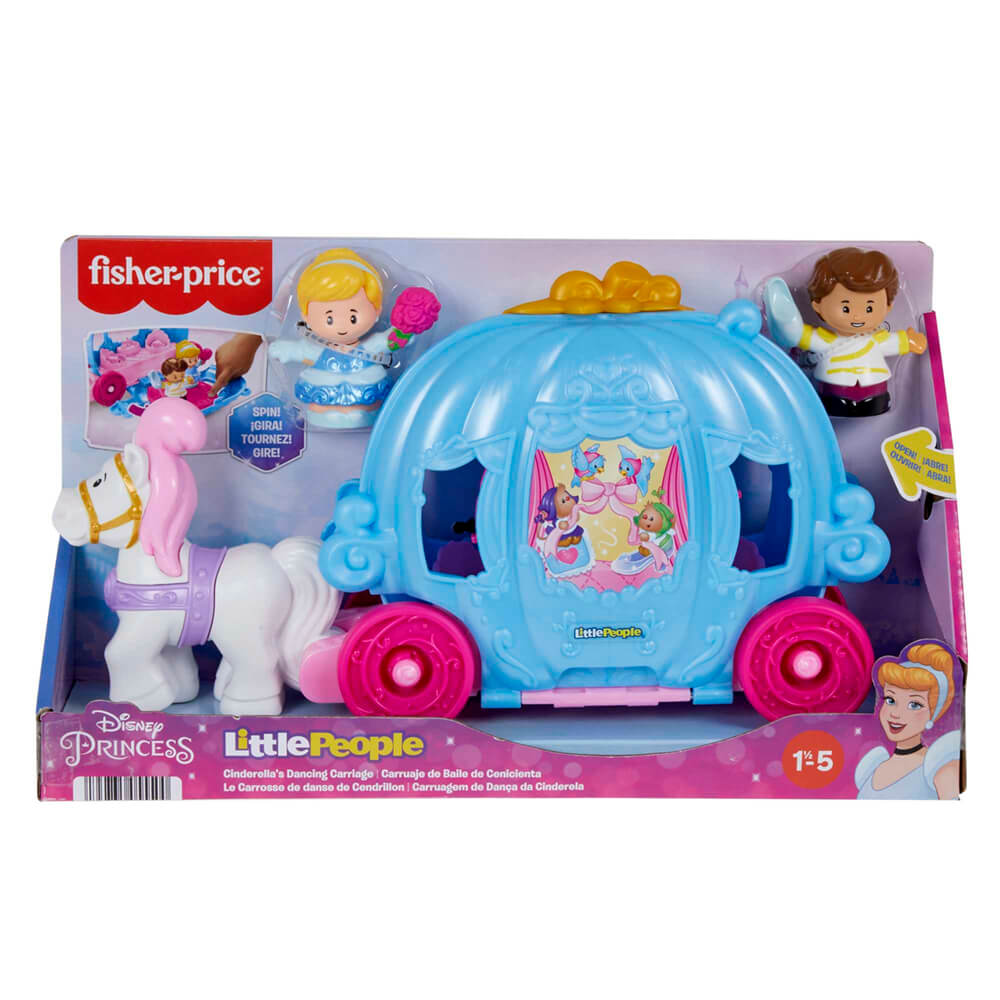 Little People Disney Princess Cinderella's Dancing Carriage Playset