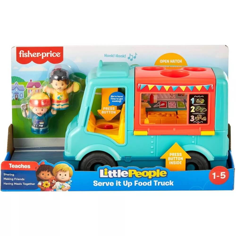 Little People Serve It Up Food Truck Playset