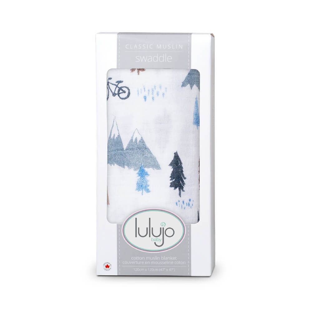 Lulujo Cotton Swaddle Mountain Top