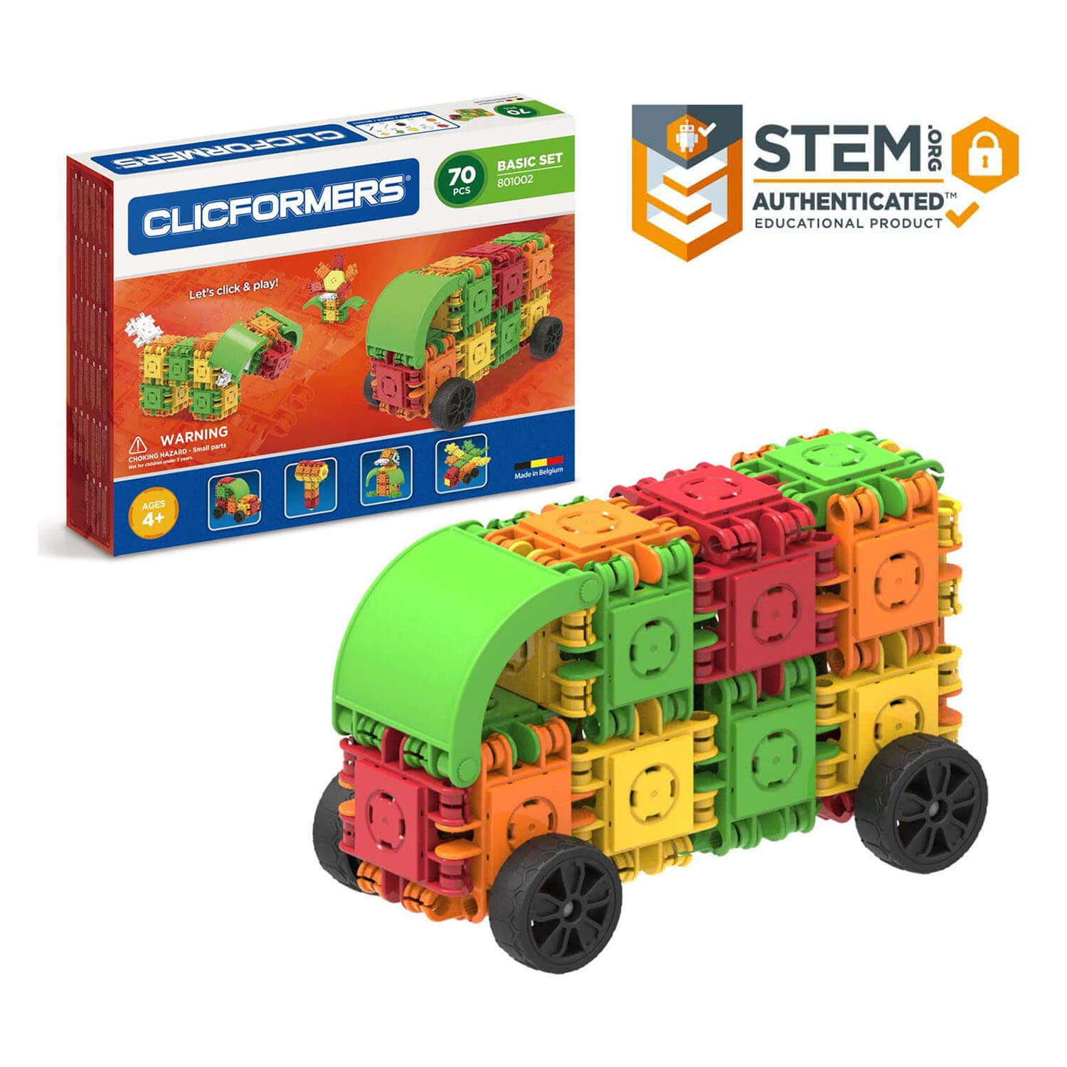 Clickformers Basic Set 70 Piece