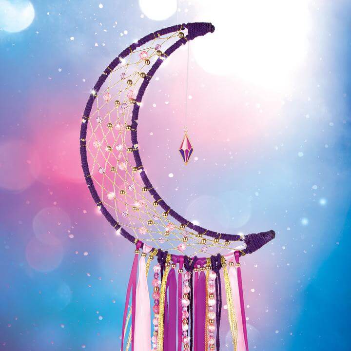 Make It Real Lunar Dream Catcher with Lights