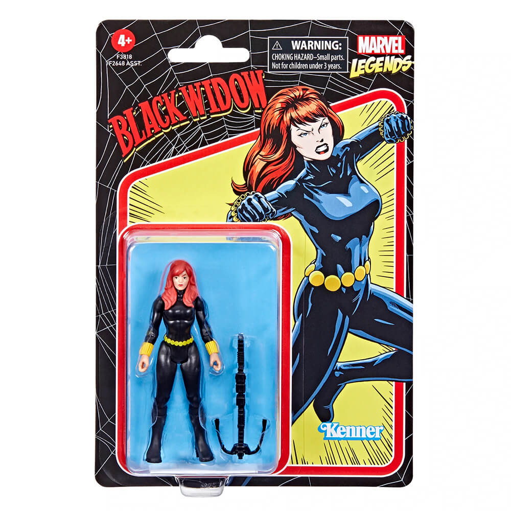 Marvel Legends Retro 375 Black Widow Action Figure