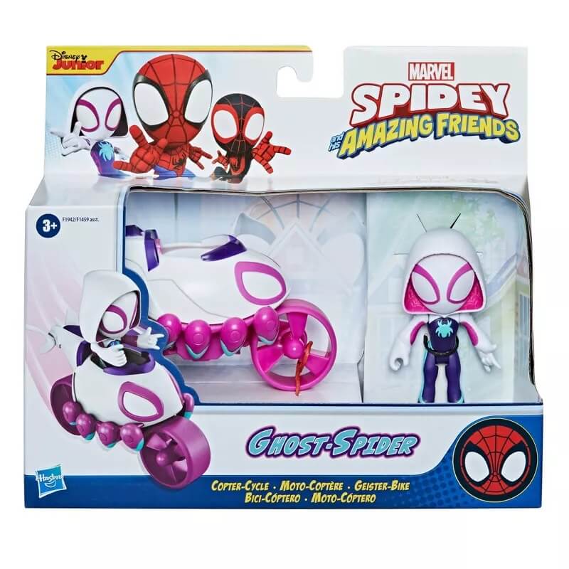 Marvel Spidey and His Amazing Friends Ghost-Spider and Copter-Cycle