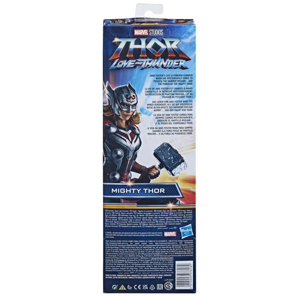 Marvel Thor Love and Thunder Titan Hero Series Mighty Thor Figure