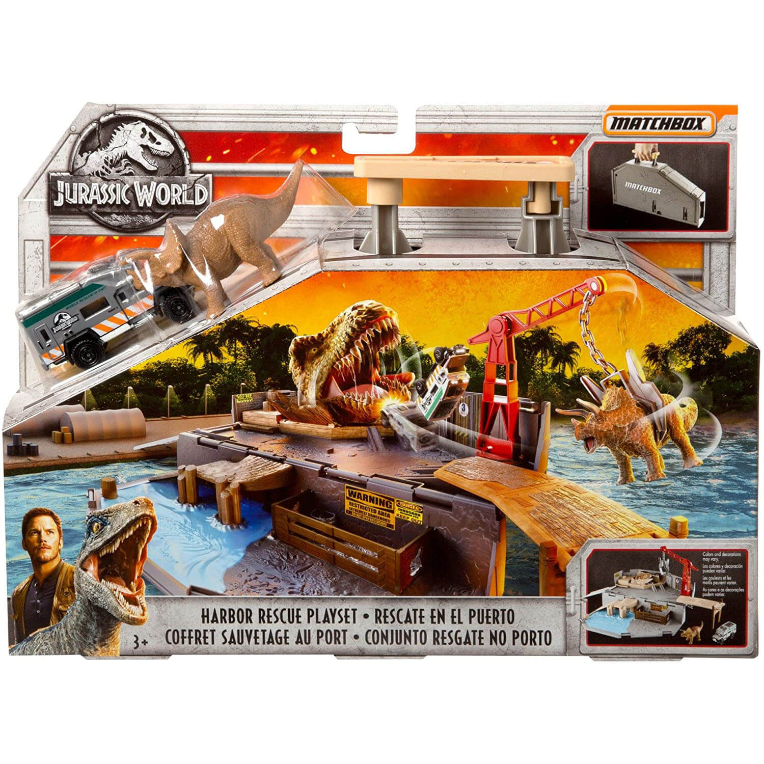 Matchbox Jurassic World Island Escape Playset