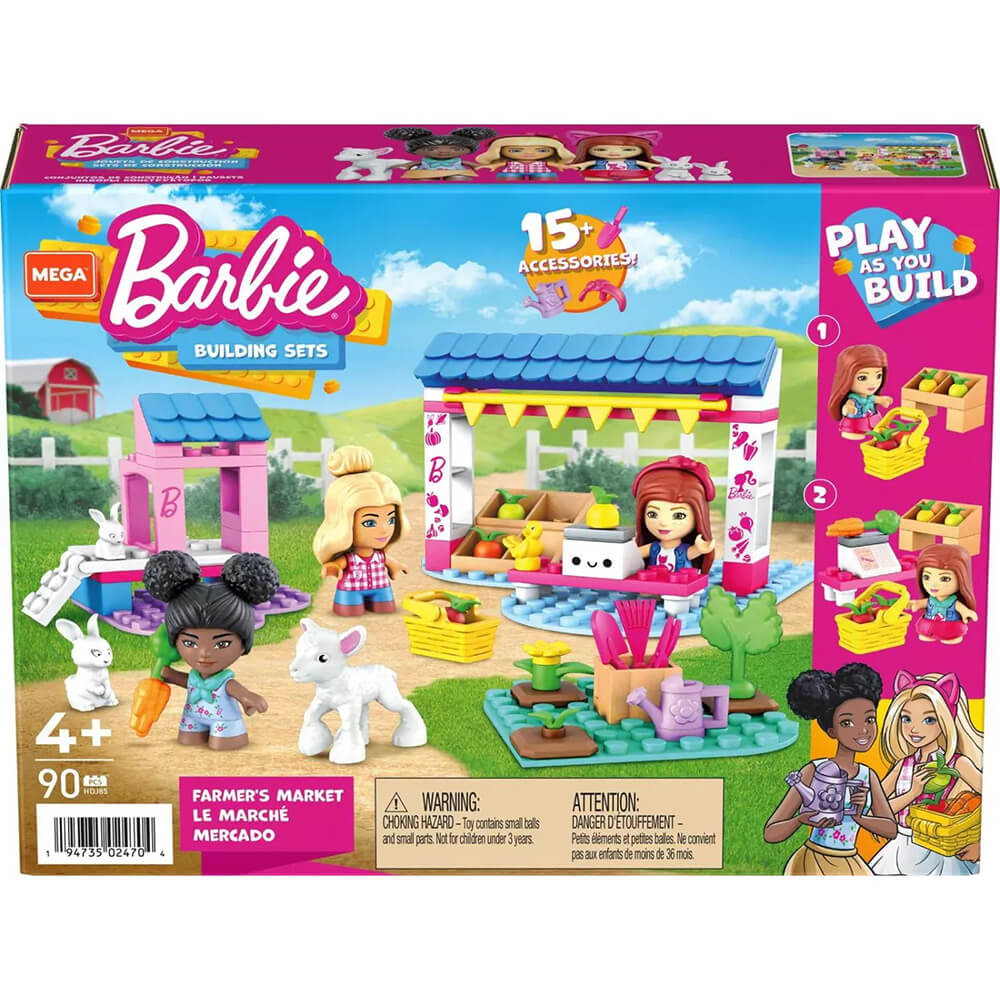 MEGA Barbie Farmer's Market 90 Piece Building Set